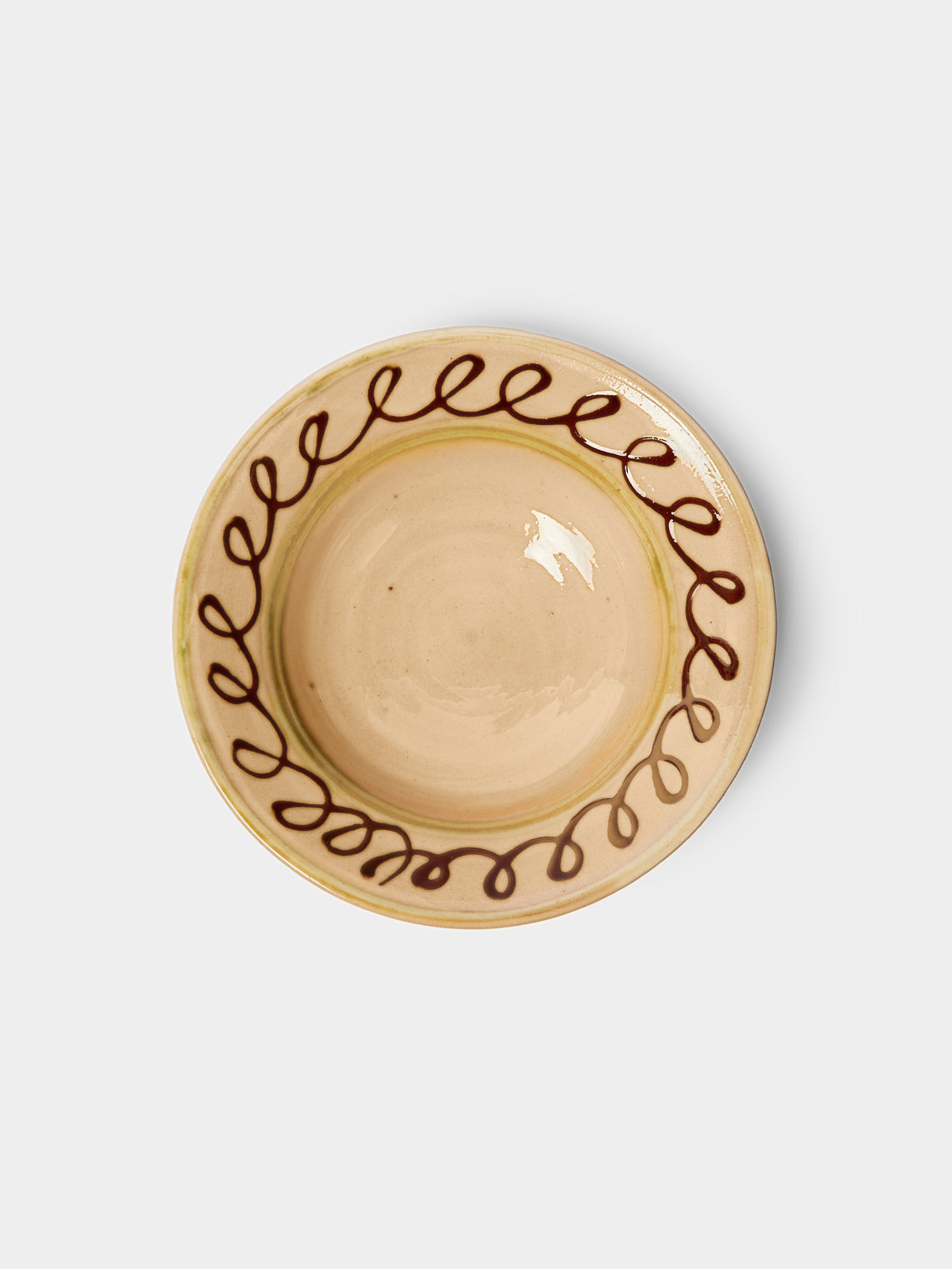 Poterie de Cliousclat - Hand-Painted Slipware Small Bowls (Set of 4) - Beige - ABASK