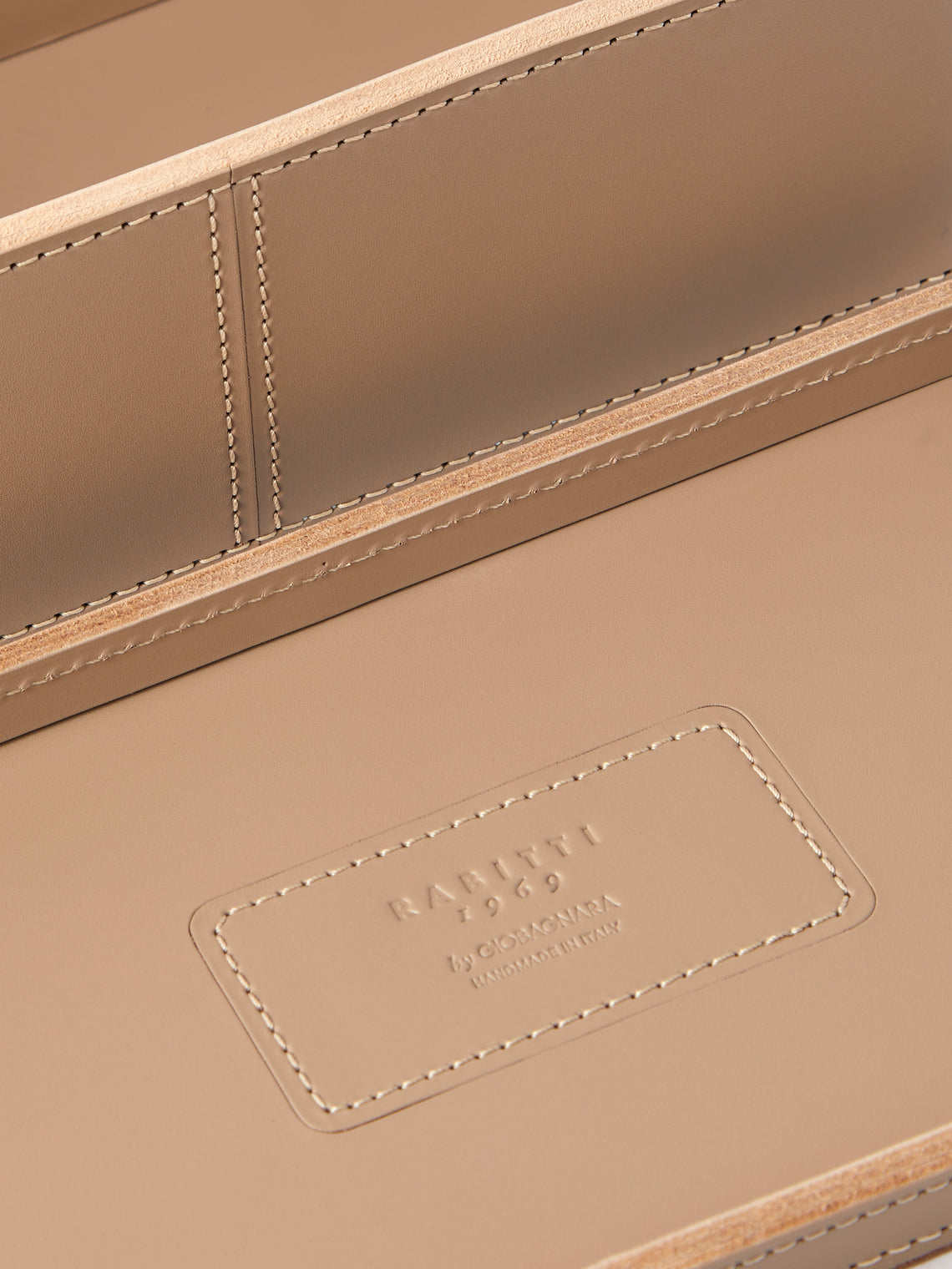 Rabitti 1969 - Inverno Leather Small Box - Cream - ABASK