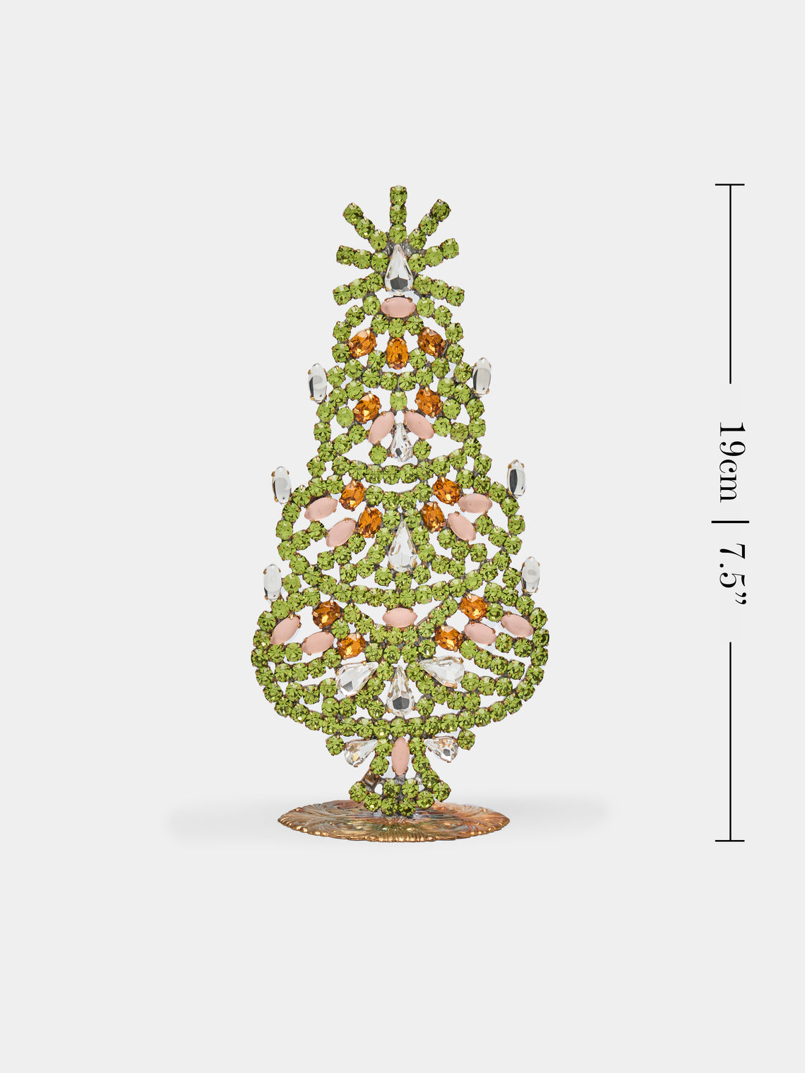 Antique and Vintage - 1930s Czech Jewelled Small Christmas Tree -  - ABASK