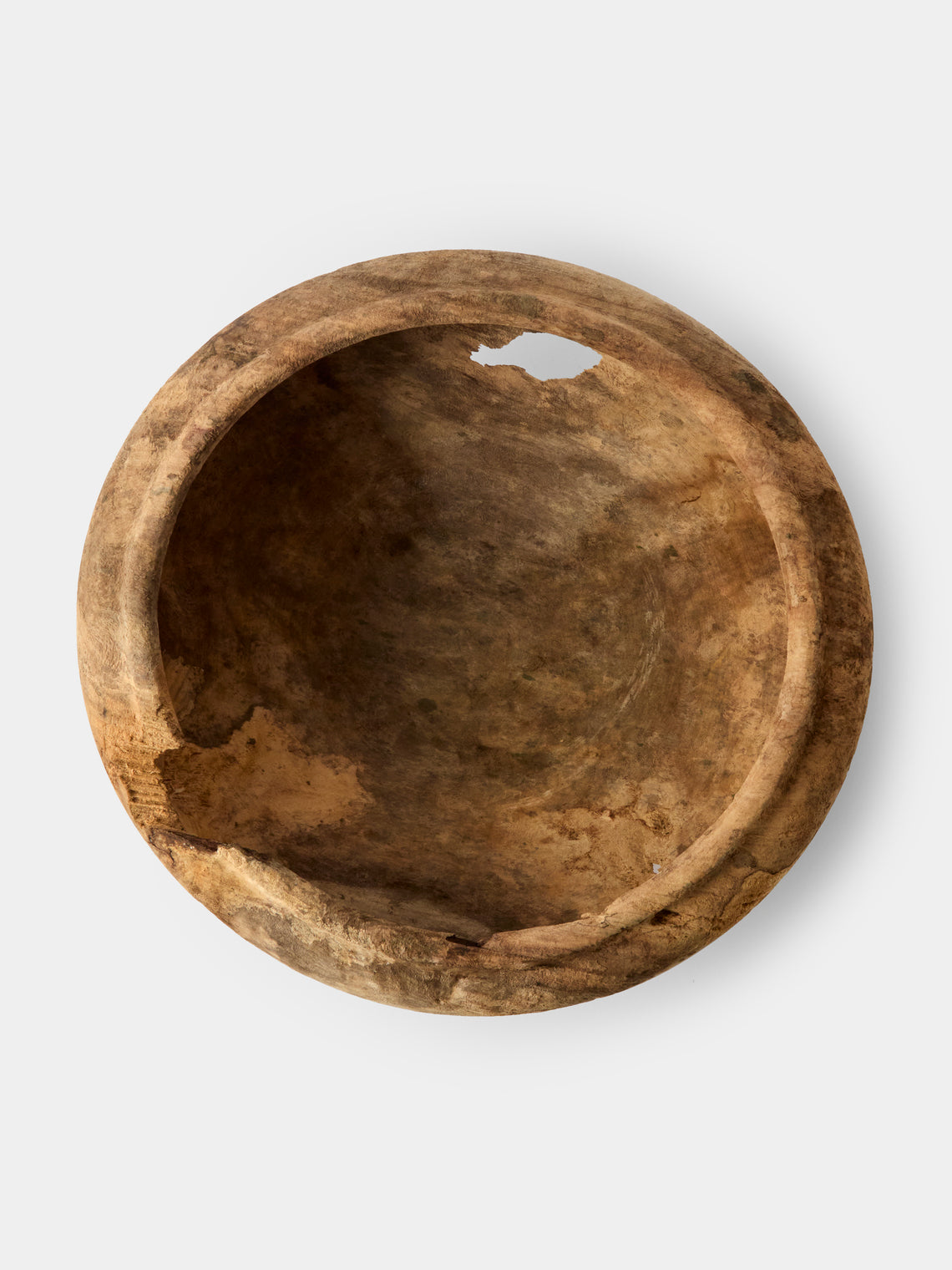 Iida Woodturning - Hand-Turned Earth-Finish Dogwood Bowl - Brown - ABASK
