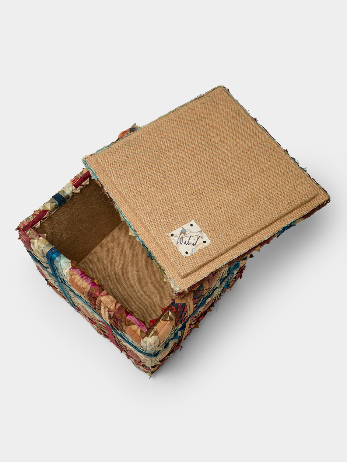 By Walid - 19th-Century Victorian Silk Storage Stool - Multiple - ABASK