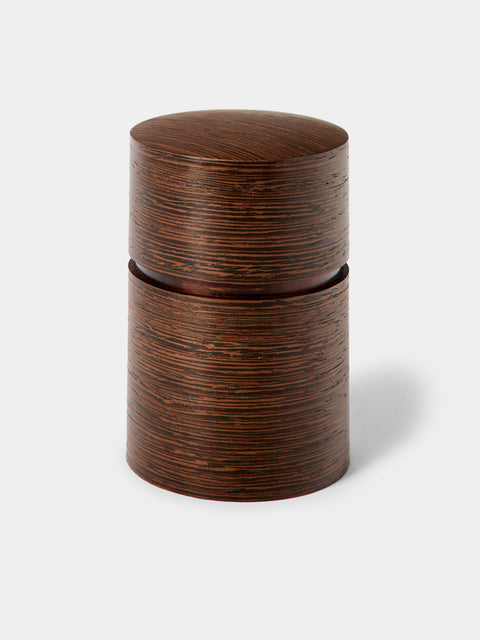 Denshiro - Signature Beeswax-Finish Cherry Bark Tea Canister - Brown - ABASK - 