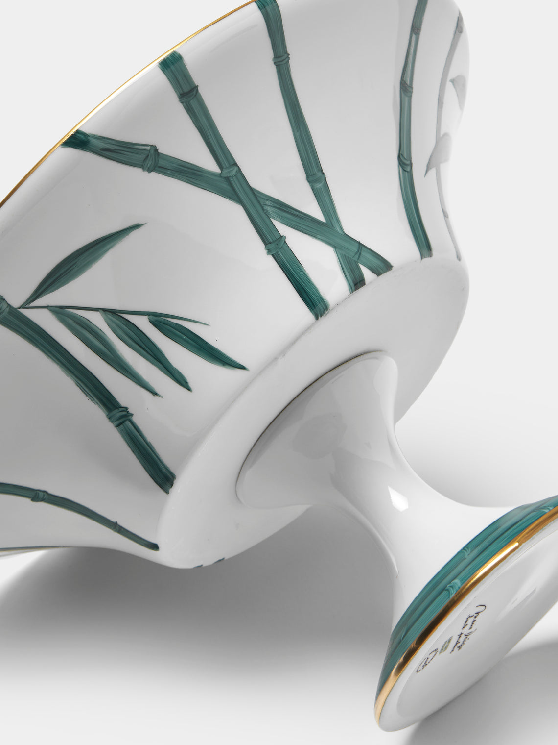 Marie Daage - Jardin d'Arashiyama Hand-Painted Porcelain Fruit Bowl - White - ABASK