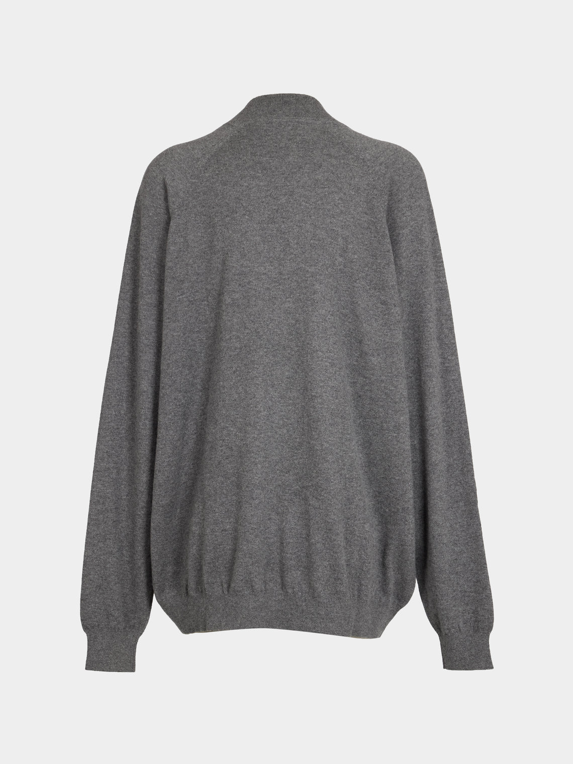 Arch4 - Oona Baby Goat Cashmere V-Neck Sweater | Size: S - Gray - ABASK