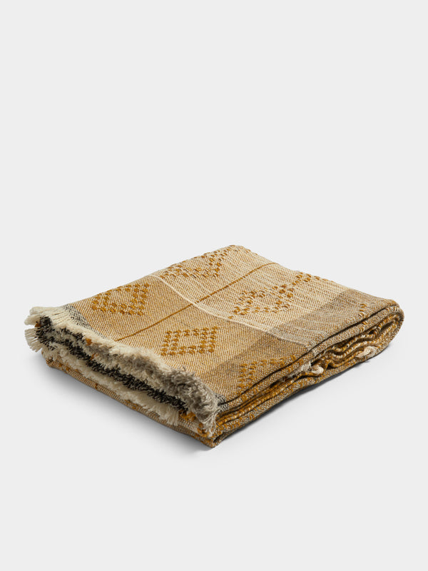 Maria Sigma - Handwoven Wool and Alpaca Throw (71in/1.8m) -  - ABASK