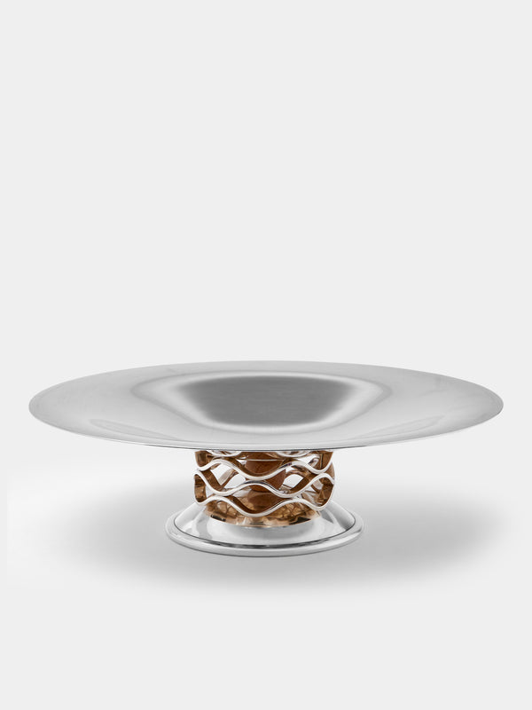 Antique and Vintage - 1940s Christofle Silver-Plated Raised Bowl - Silver - ABASK - 