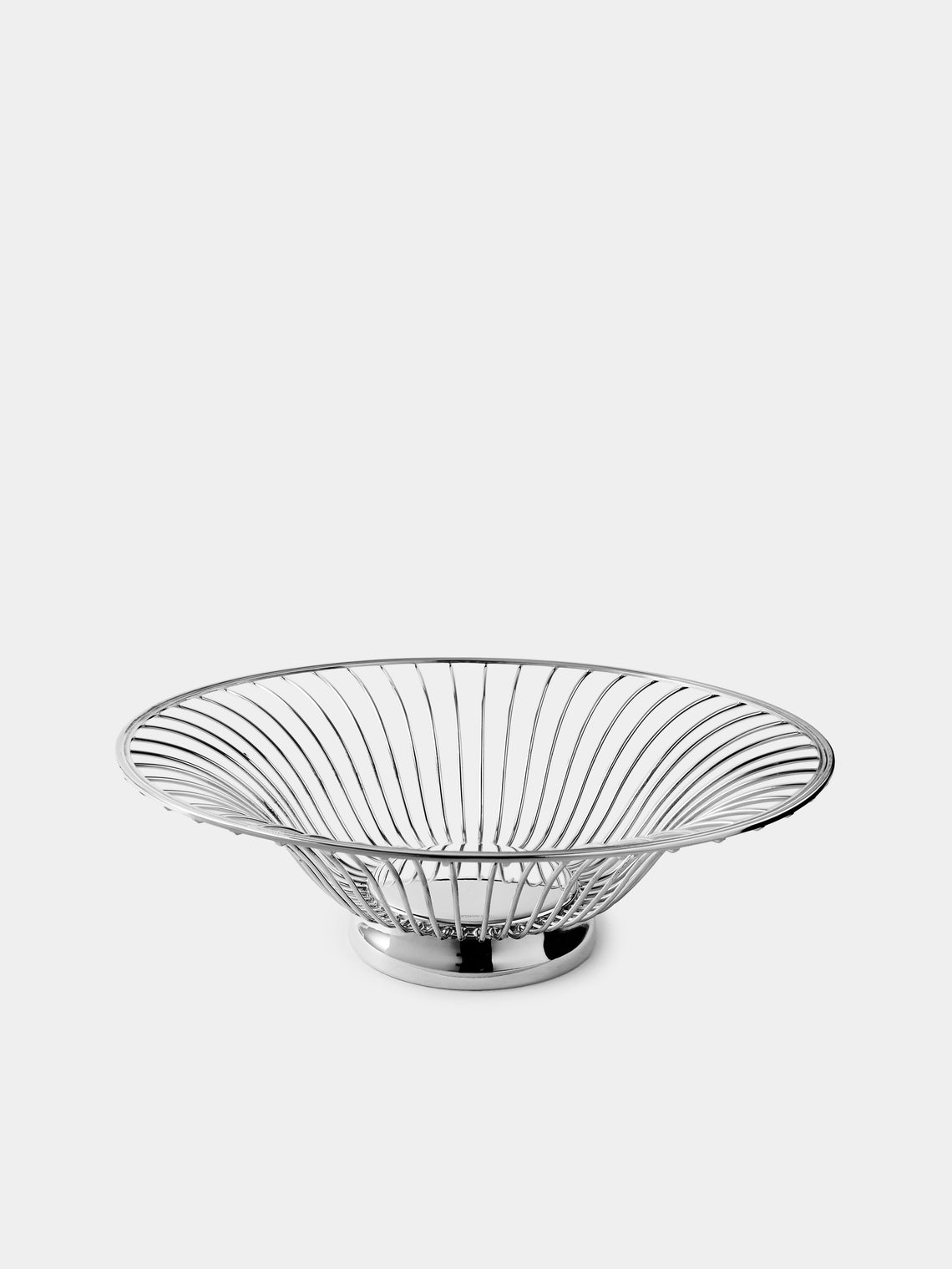 Greggio - English Silver-Plated Bread Basket - Silver - ABASK - 