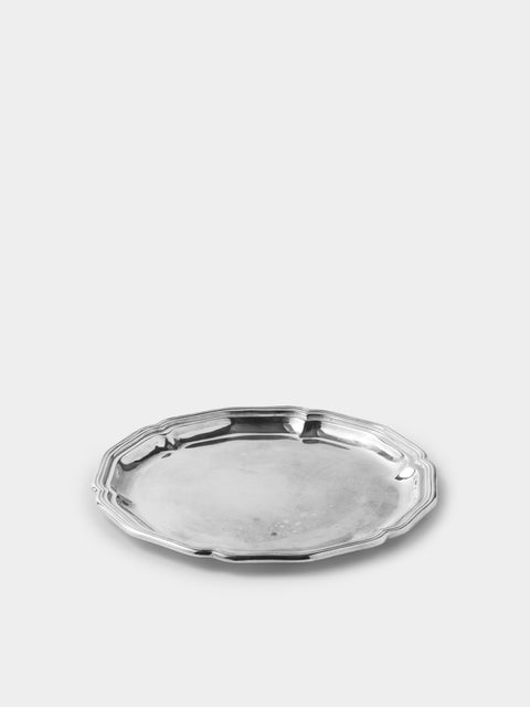 Antique and Vintage - 1950s Silver-Plated Bottle Coasters (Set of 8) - Silver - ABASK - 