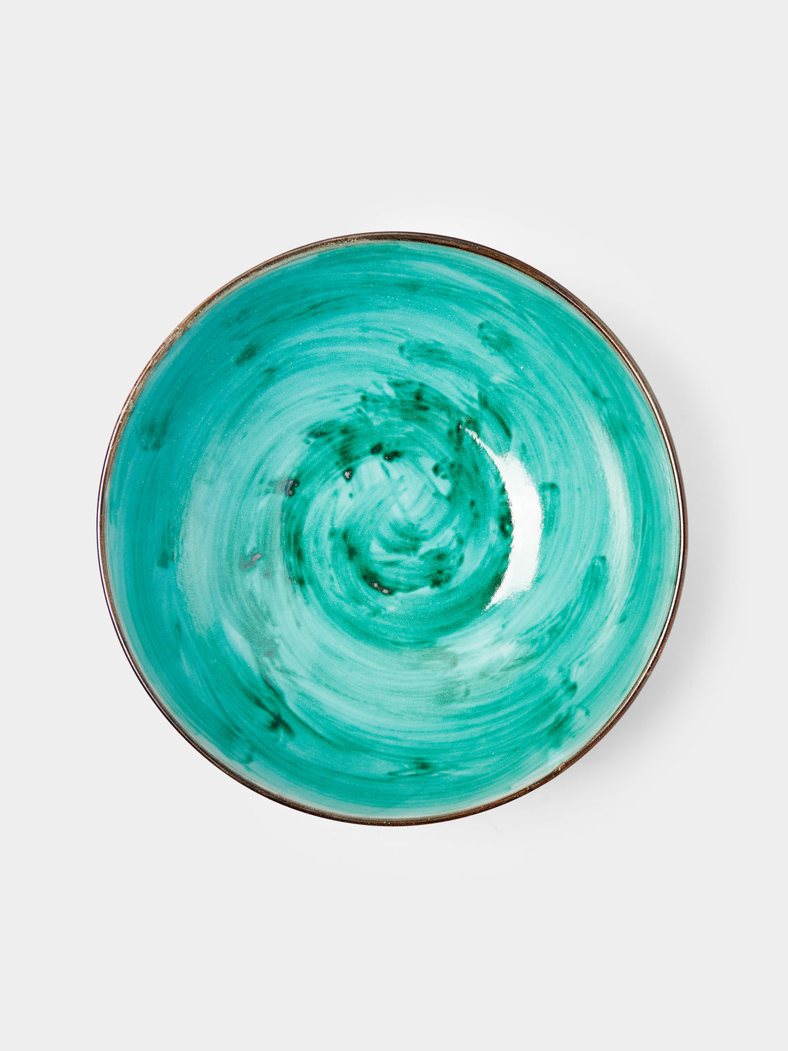 Ceramica Pinto - Vietri Hand-Painted Ceramic Salad Bowl -  - ABASK