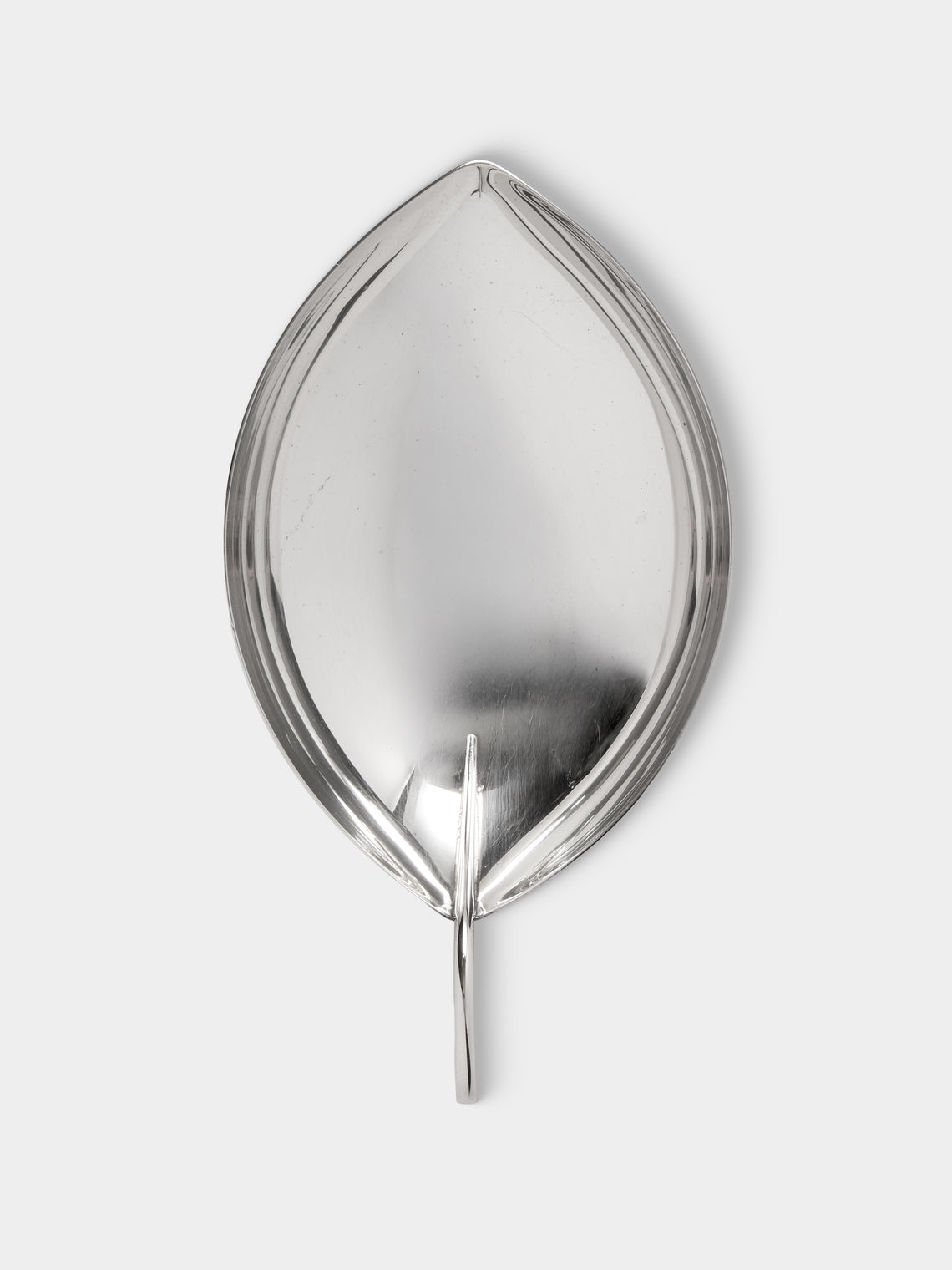 Antique and Vintage - 1960s Christofle Silver-Plated Leaf - Silver - ABASK