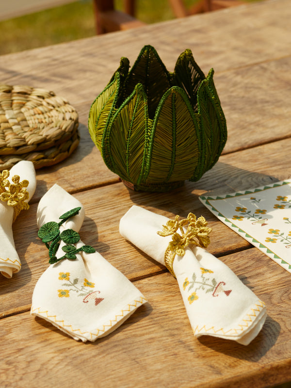 Artesanías del Atlántico - Handwoven Stromanthe Palm Vase -  - ABASK