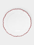 Atelier Soleil - Combed Edge Hand-Painted Ceramic Charger Plates (Set of 4) -  - ABASK - 