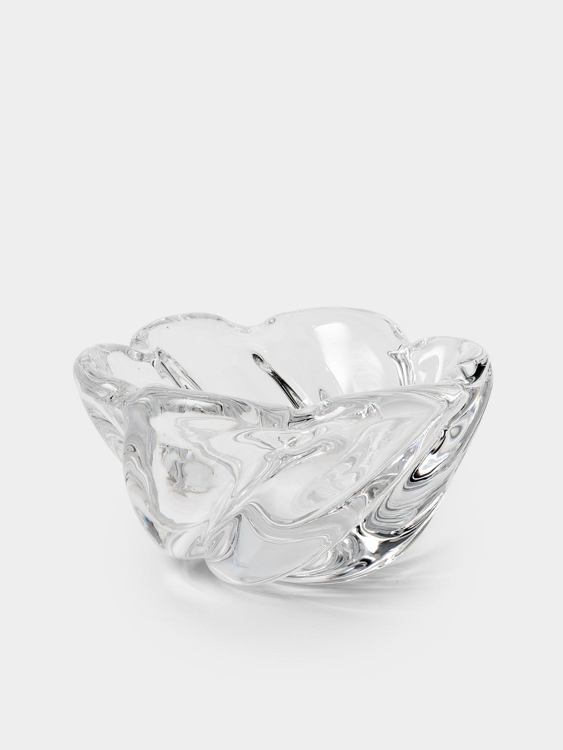 Antique and Vintage - 1950s Orrefors Crystal Dish - Clear - ABASK - 