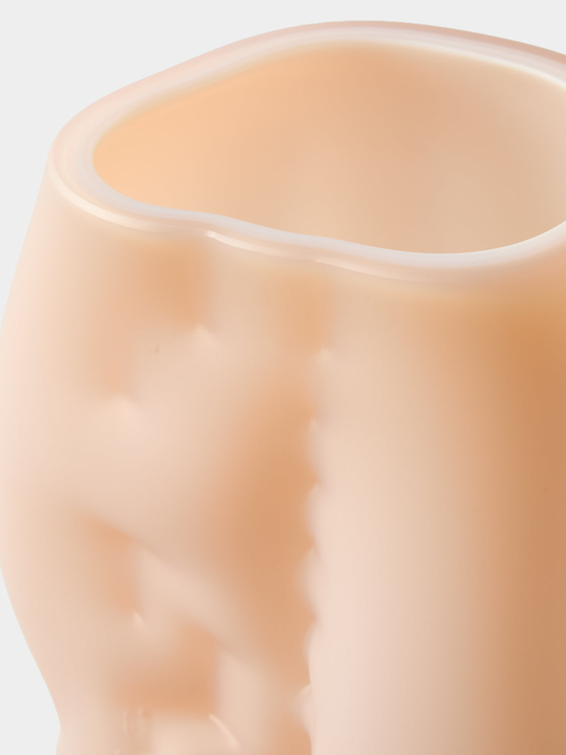Hana Hillerová - Remix Hand-Blown Glass Vessel (14.5in/37.5cm) - Pink - ABASK