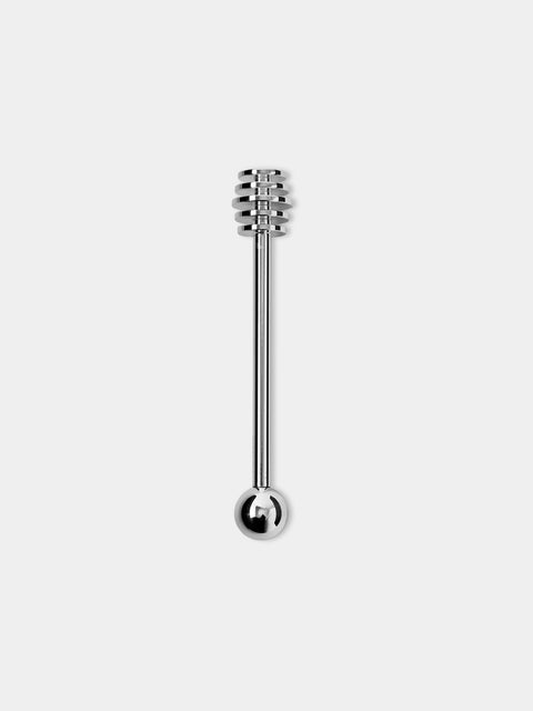 Greggio - Silver-Plated Honey Stick - Silver - ABASK - 