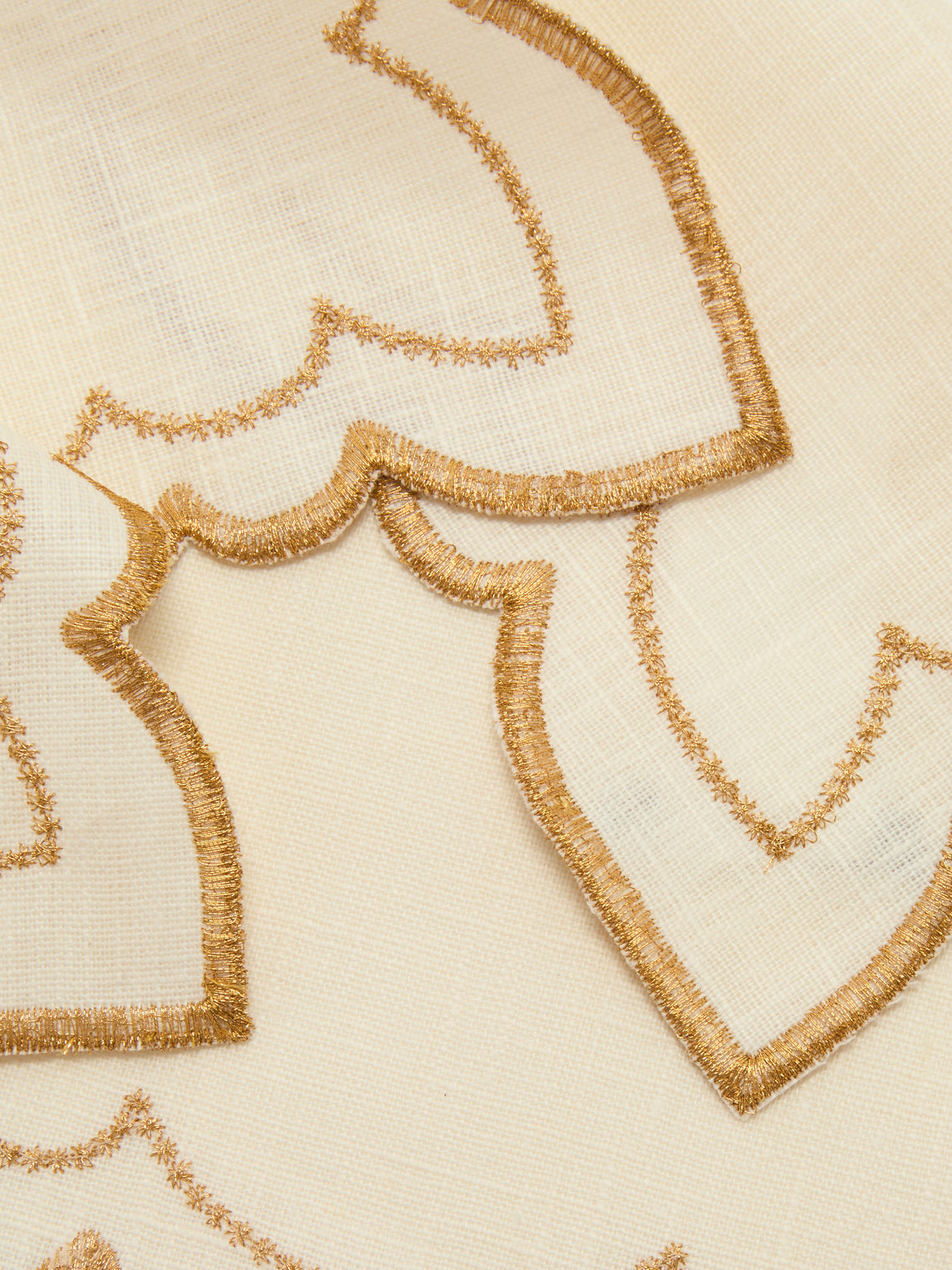 Letizia Embroidered Linen Placemats (Set of 4)