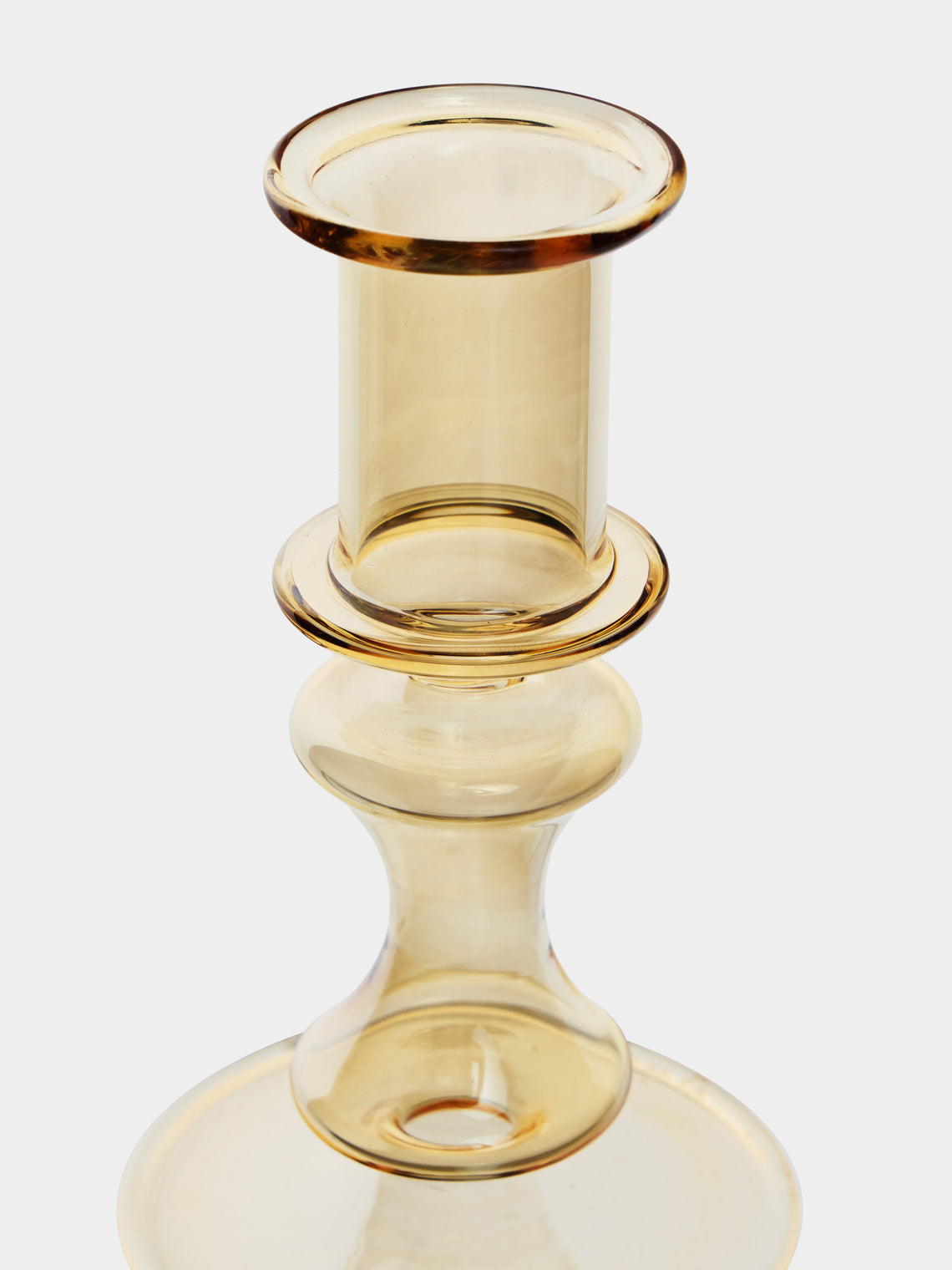 Alya Tannous - | Set of 3 | Iconica Glass Candlesticks - Gold - ABASK