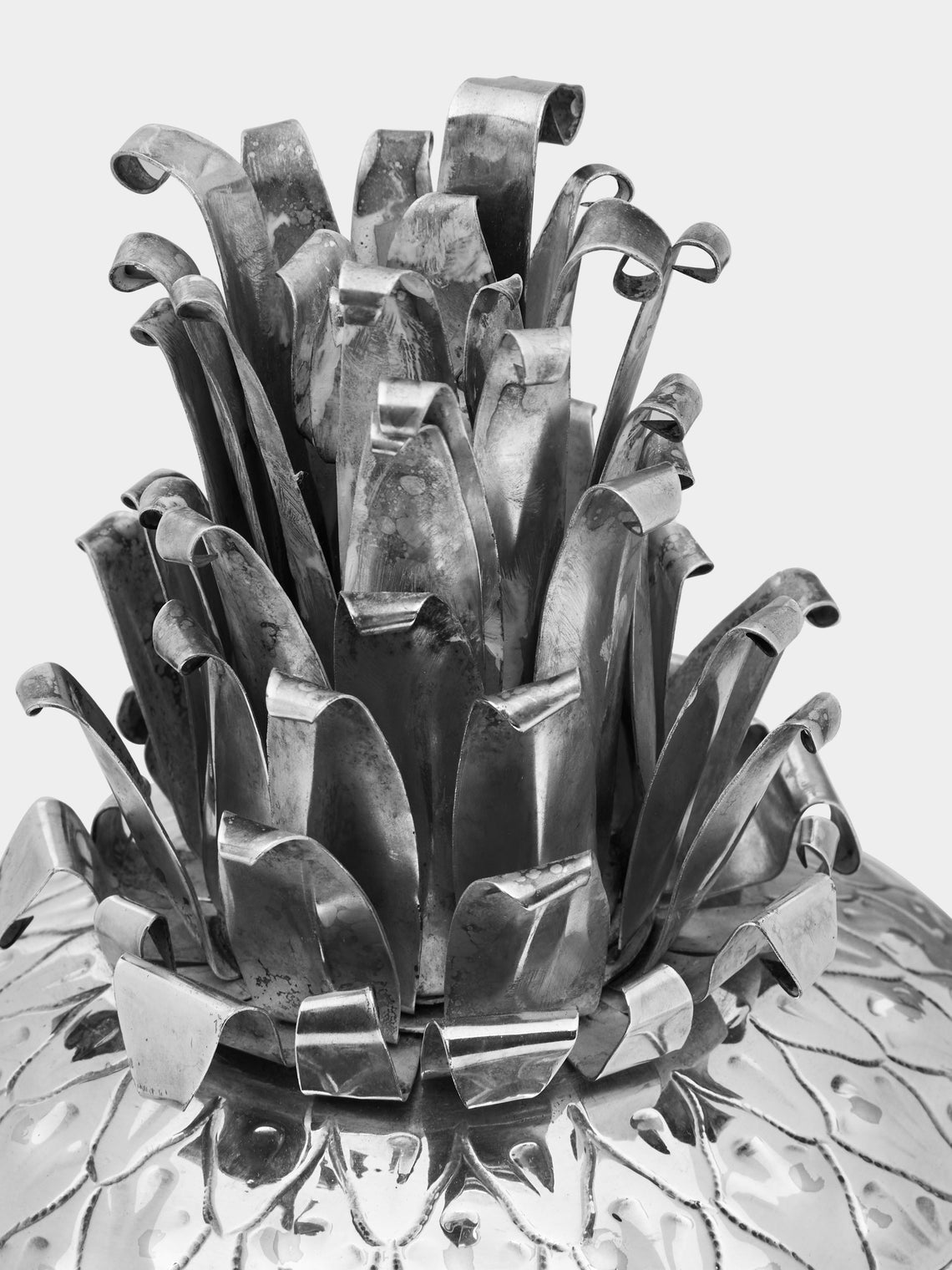 Antique and Vintage - Mid-Century Silver-Plated Pineapple Ice Bucket -  - ABASK