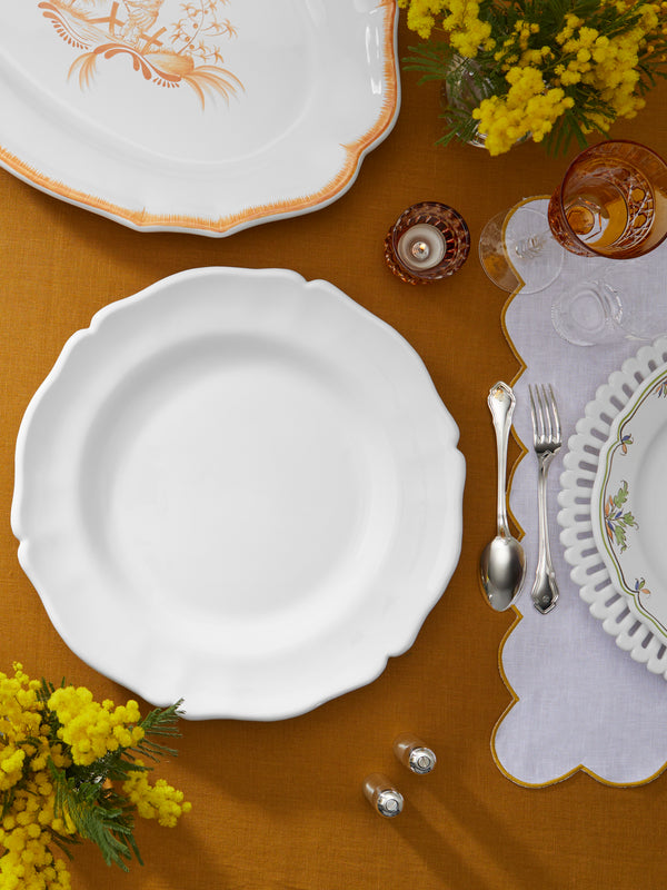 Bourg Joly Malicorne - Festons Ceramic Side Plates (Set of 4) -  - ABASK