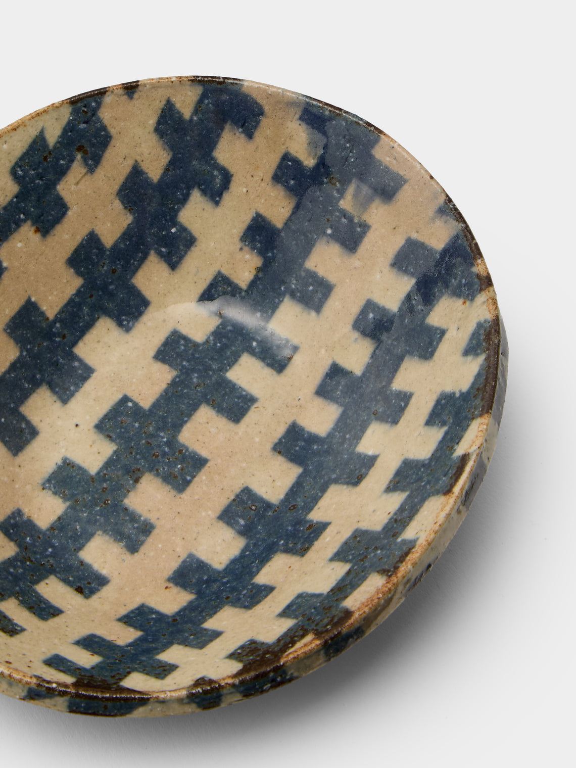 Makidani-gama - Nerikomi Ceramic Small Oval Bowls (Set of 5) - Multiple - ABASK