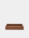 Giobagnara - Soft Leather Valet Tray (8in/20cm) - Brown - ABASK - 