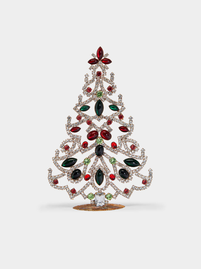 Antique and Vintage - 1930s Czech Jewelled Large Christmas Tree -  - ABASK - 