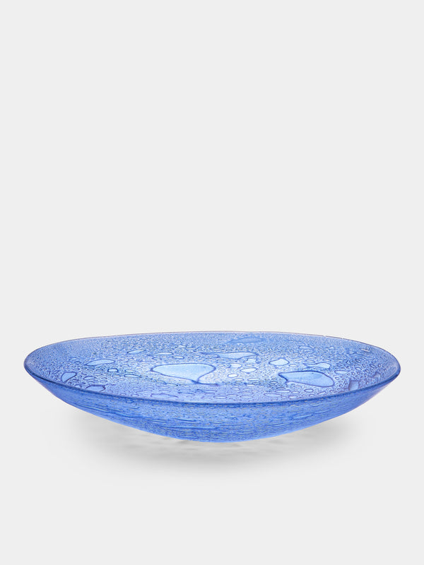 Antique and Vintage - 1960s Ercole Barovier Murano Glass Bowl - Blue - ABASK - 