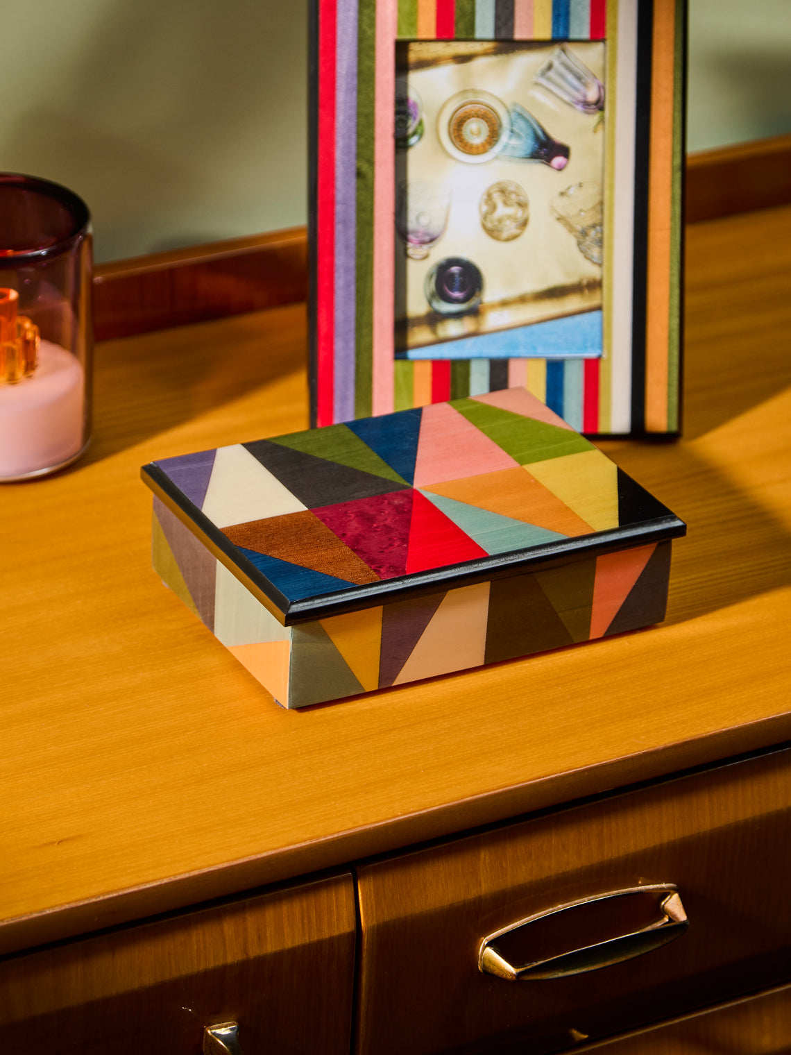 Biagio Barile - Triangle Wood Inlay Box -  - ABASK