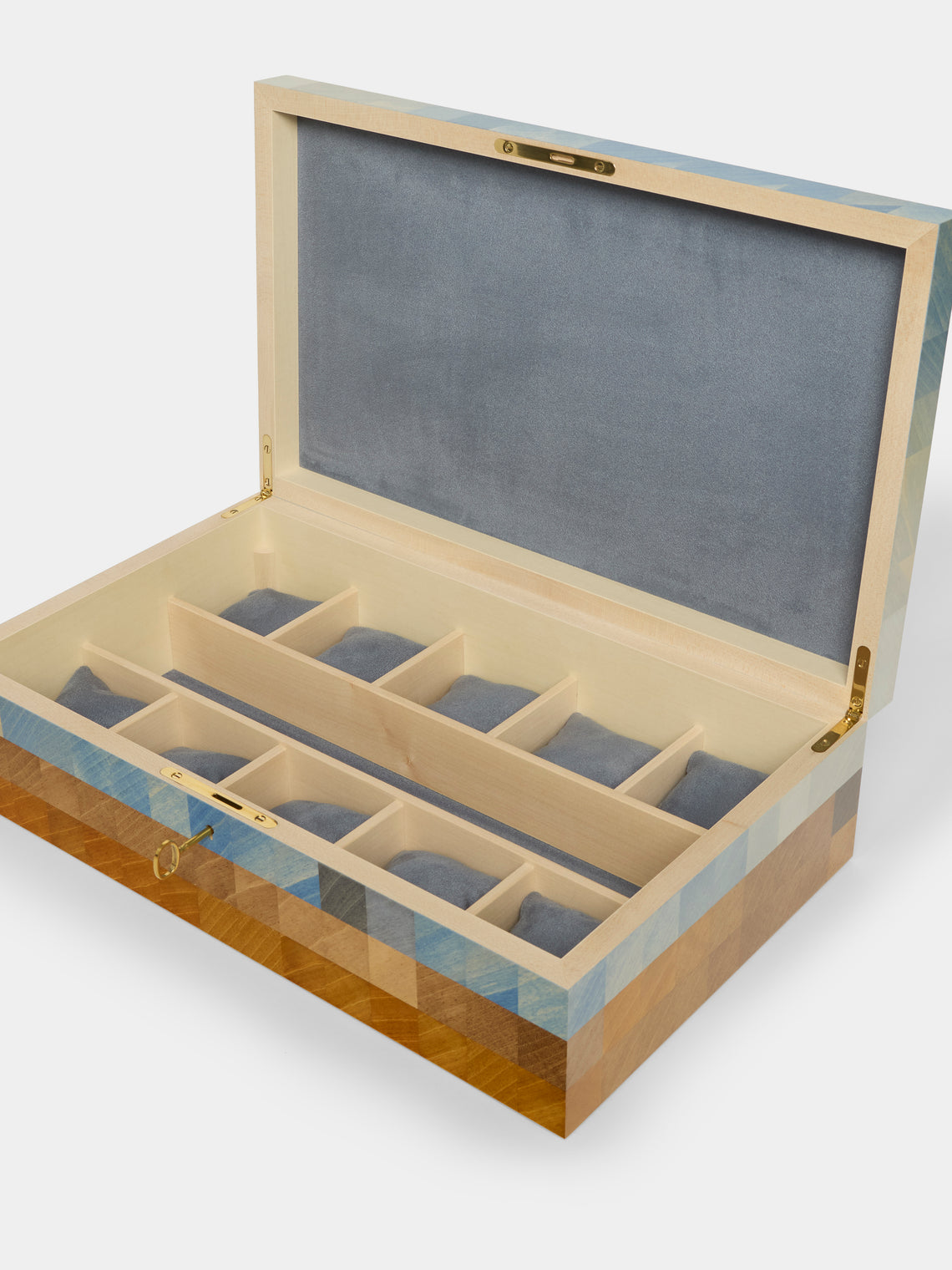 Kevin Stamper - Martello Tower Wood Watch Box (10 Watches) - Multiple - ABASK