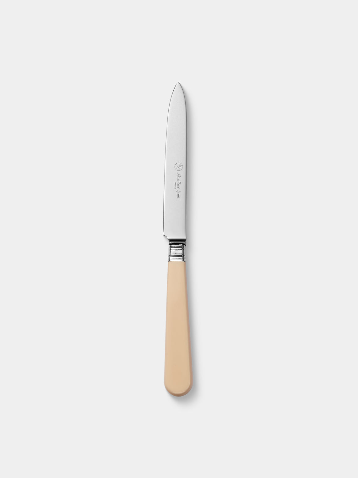 Alain Saint-Joanis - | Set of 4 Pieces | Joyau Resin Starter / Dessert Cutlery - Cream - ABASK