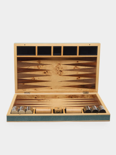 Forwood Design - Faux Shagreen Large Backgammon Set -  - ABASK - 