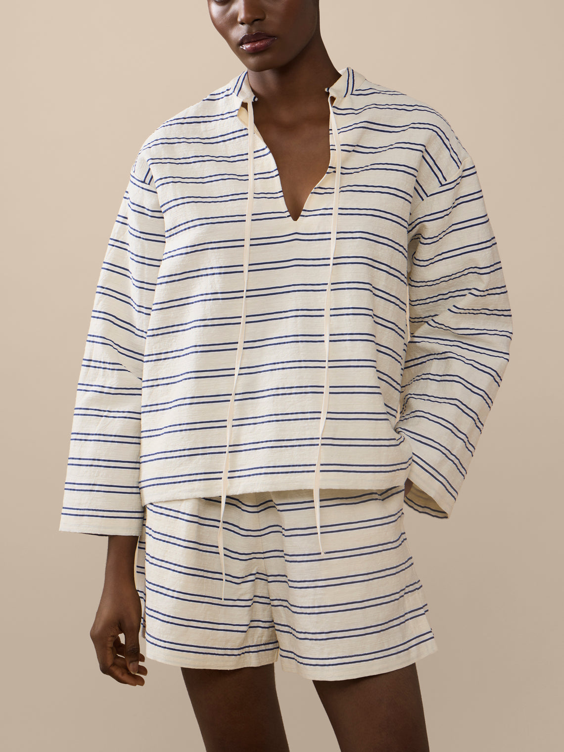 A.Shirt - Tatiana Cotton Shirt | Size: S - Cream - ABASK