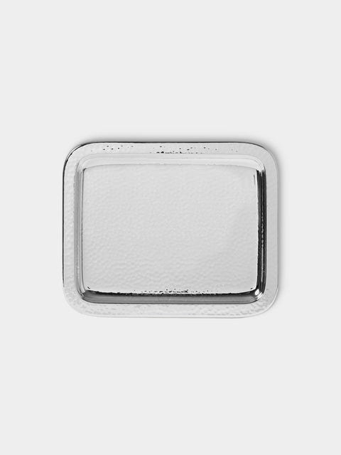Robbe & Berking - Martelé Silver-Plated Tray (8in/21cm) - Silver - ABASK - 