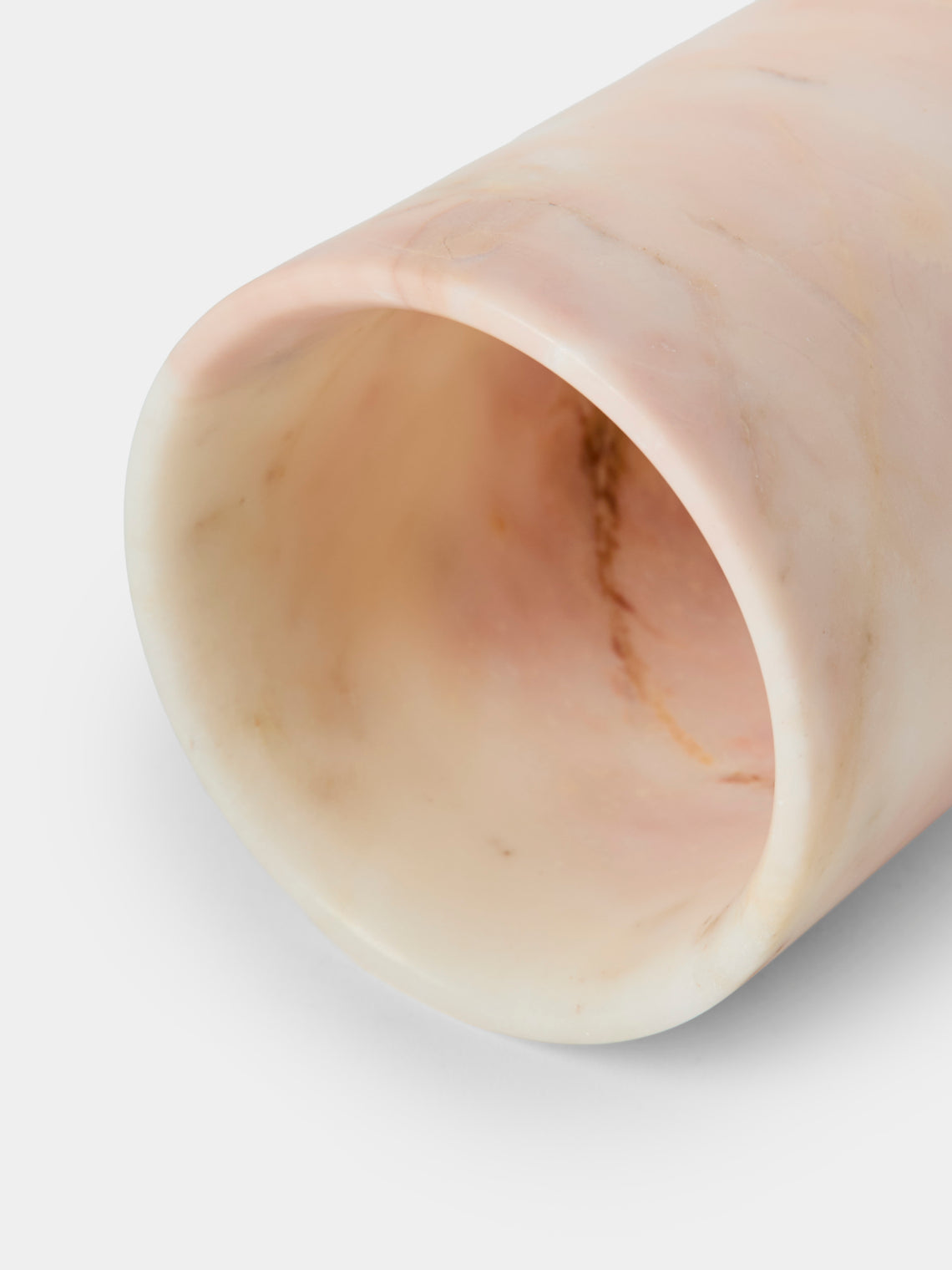 Stoned - Marble Toothbrush Holder - Peach - ABASK