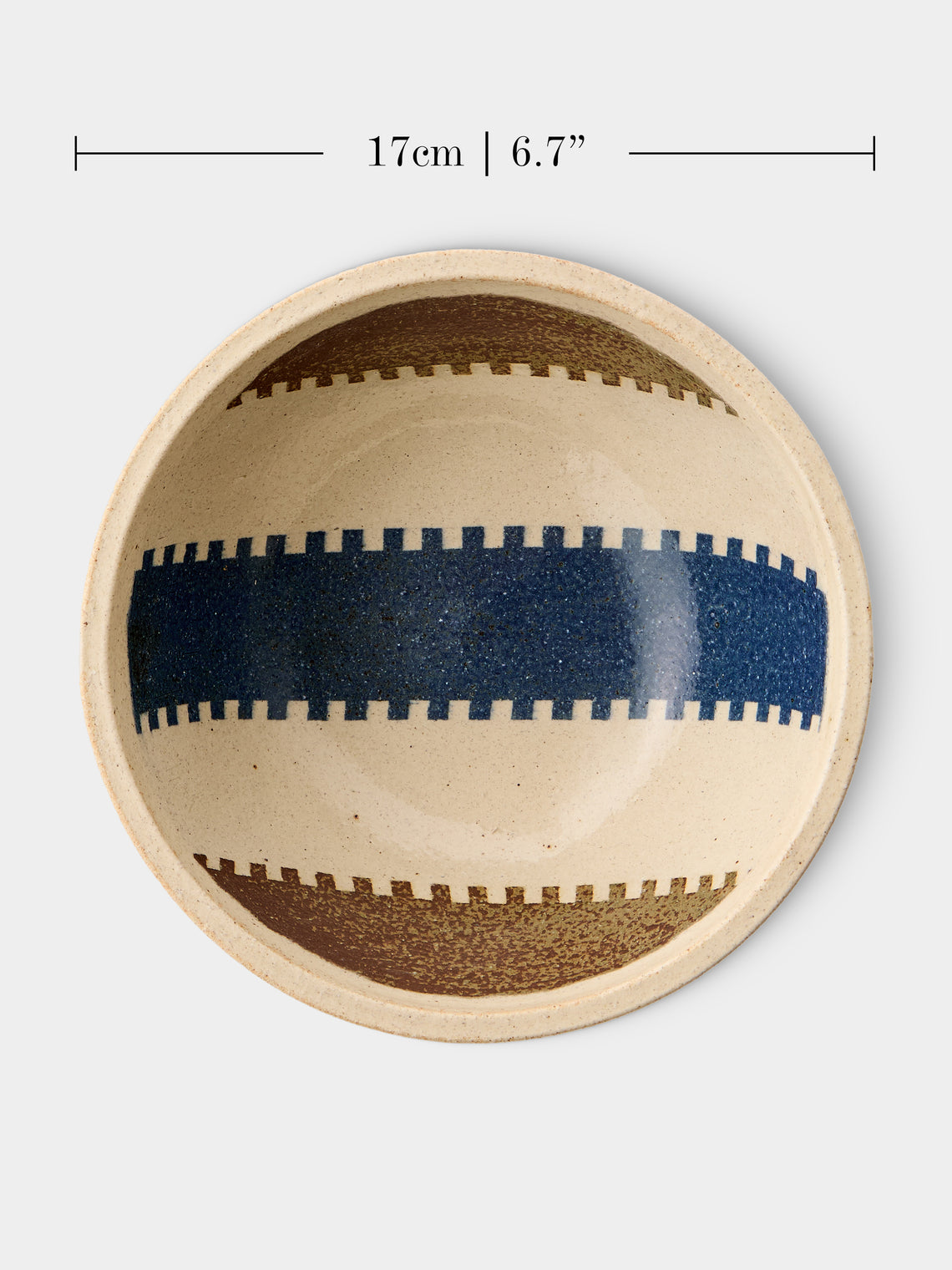 Makidani-gama - No. 1 Nerikomi Ceramic Large Bowls (Set of 6) - Multiple - ABASK