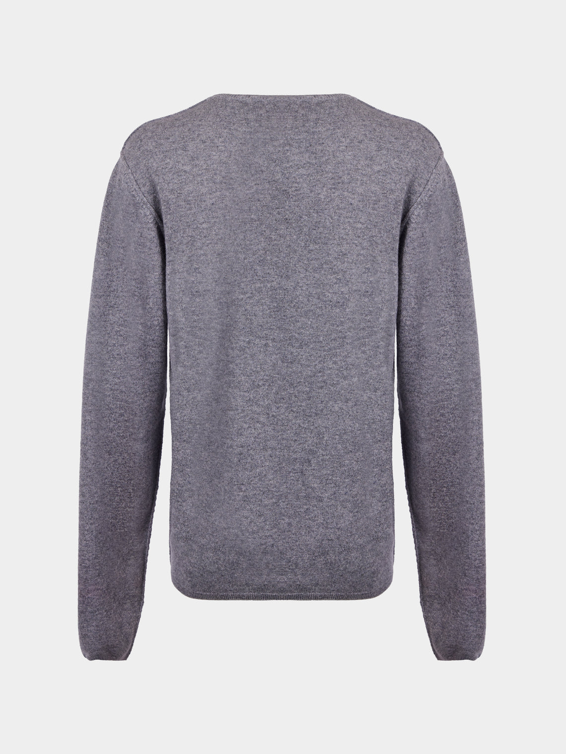 Denis Colomb - Cashmere Crew-Neck Sweater | Size: L - Gray - ABASK