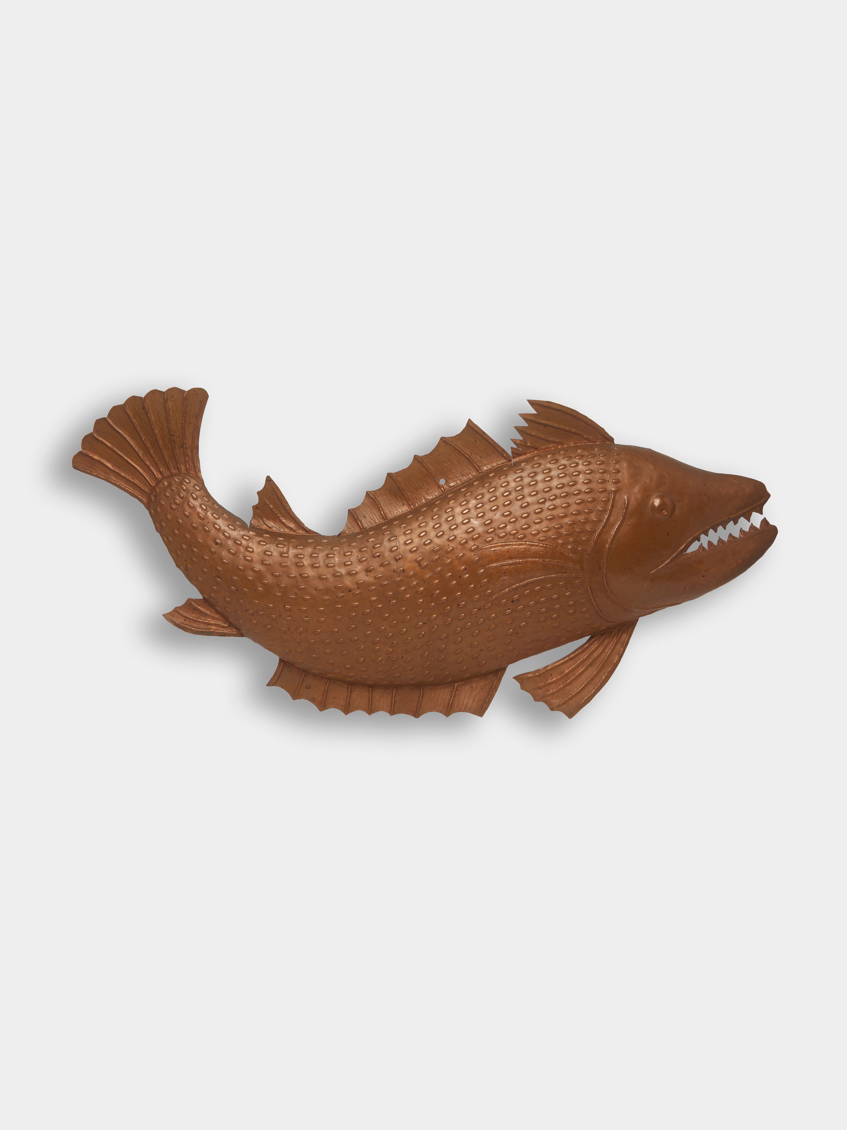 Dopper Fish Metallics 19th-Century Copper Fish by Antique and Vintage | ABASK
