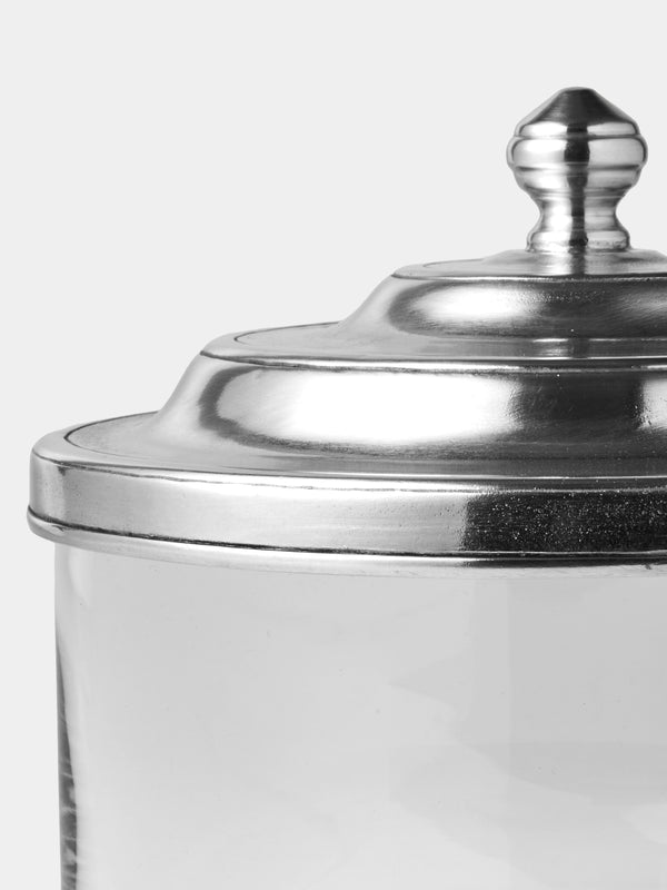 Cosi Tabellini - Bassano Pewter Biscuit Jar (118.5oz/3.5L) - Silver - ABASK