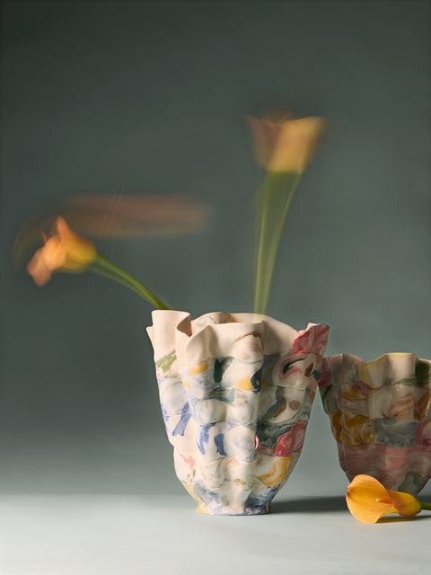 Luisa Maisel - Matte Porcelain Vase (12in/30cm) - Multiple - ABASK