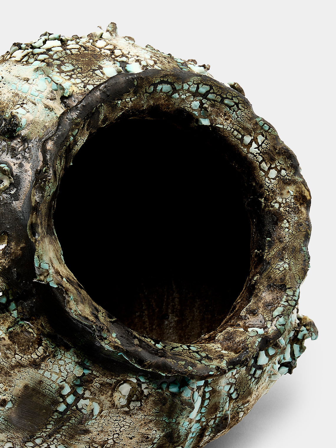 SWAY Ceramics - Poppy V Stoneware Vase - Brown - ABASK