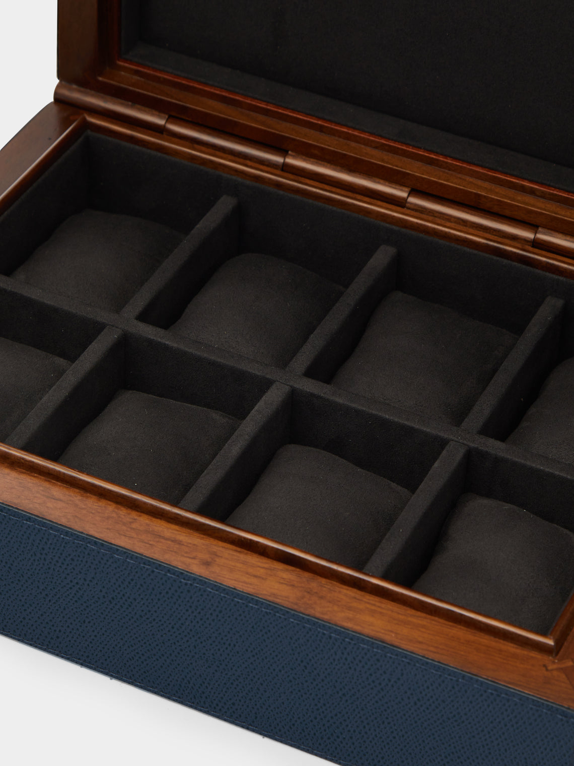 Giobagnara - Frank Leather Watch Box - Navy - ABASK