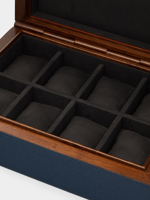 Giobagnara - Frank Leather Watch Box - Navy - ABASK