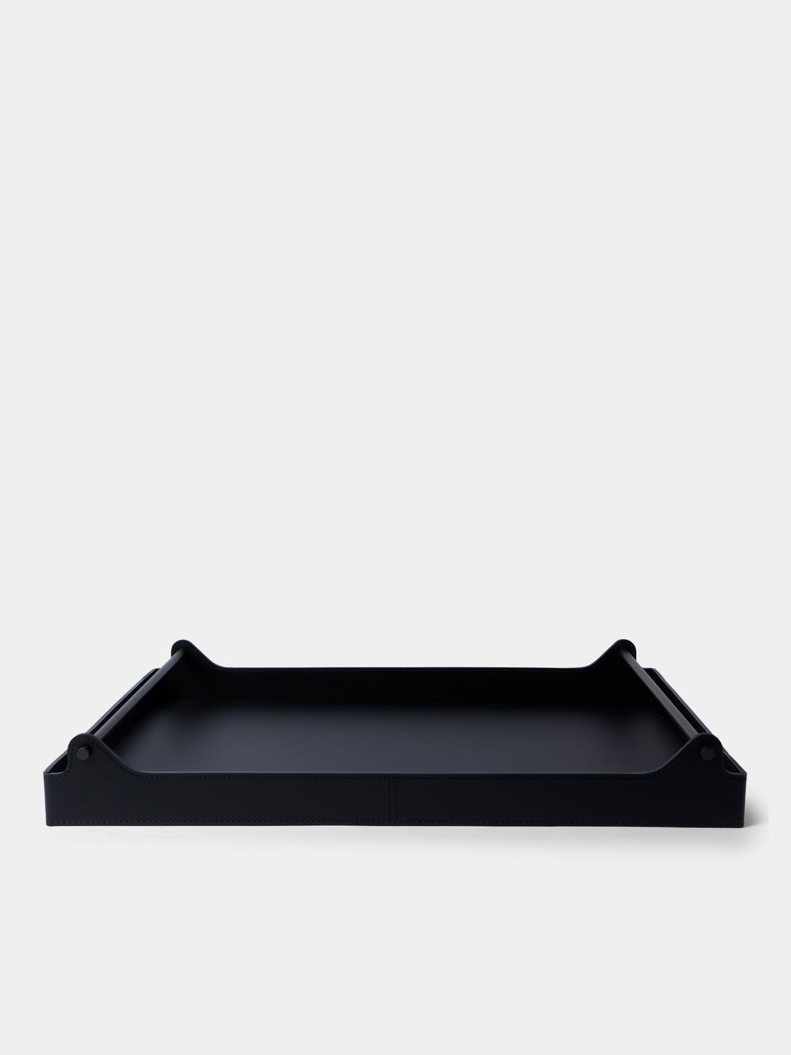 RUDI - Circuit Leather Tray (24in/60.5cm) - Black - ABASK