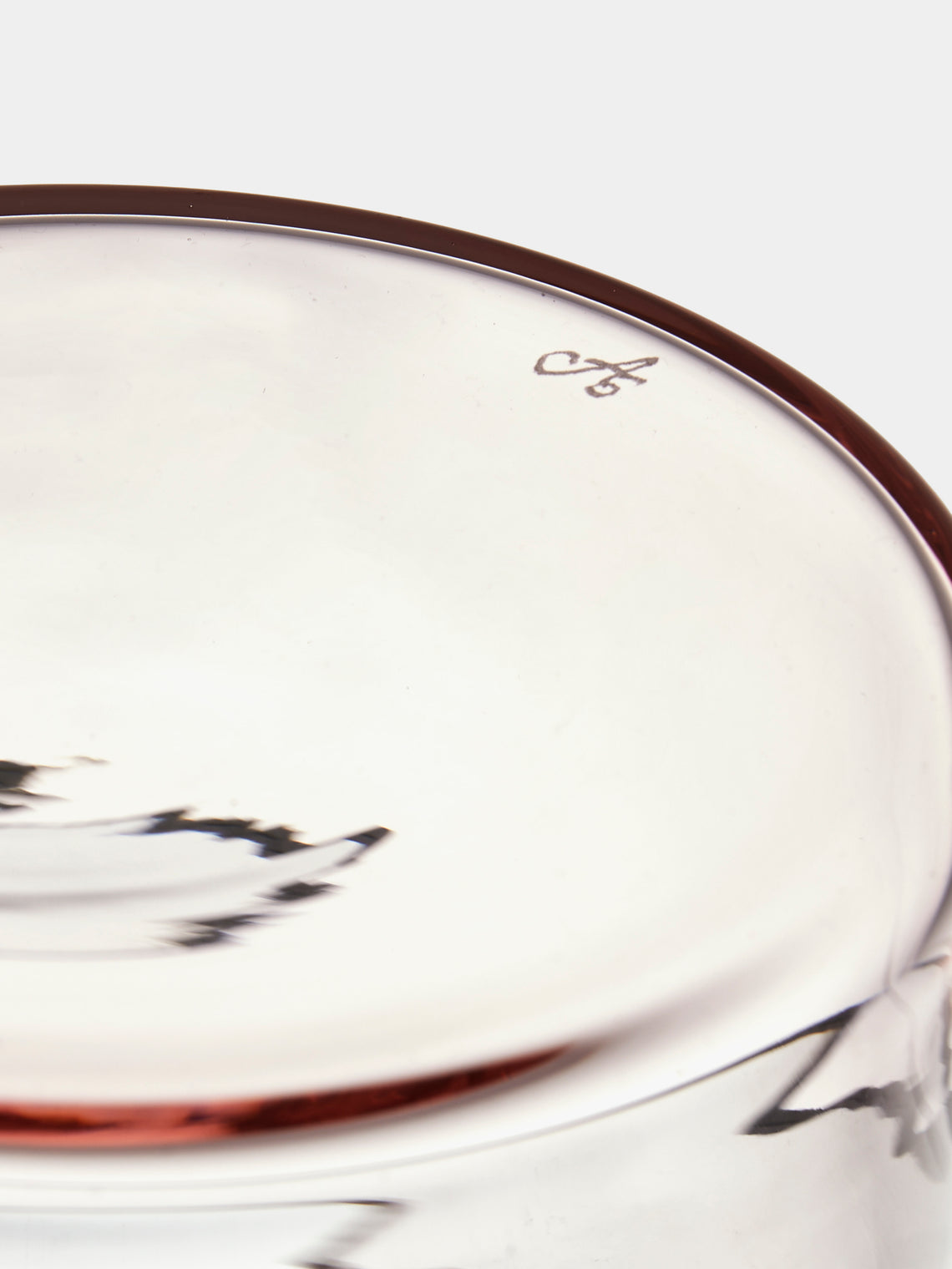 Akua Objects - Noam Hand-Blown Crystal Bonbonnière - Light Pink - ABASK