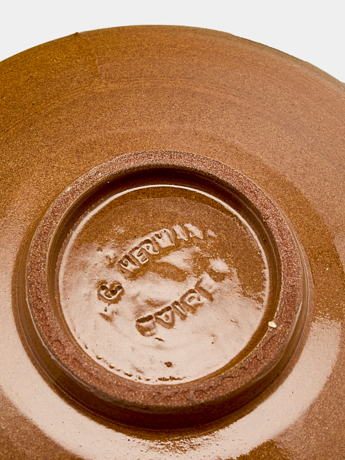 Poterie d’Évires - Animals Hand-Painted Ceramic Small Raised Plates (Set of 6) - Green - ABASK