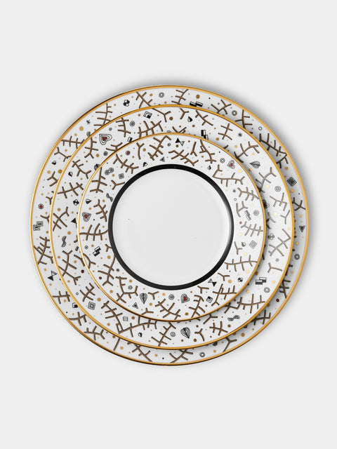 Augarten - Cabaret Hand-Painted Porcelain Collection - Grey - ABASK - 