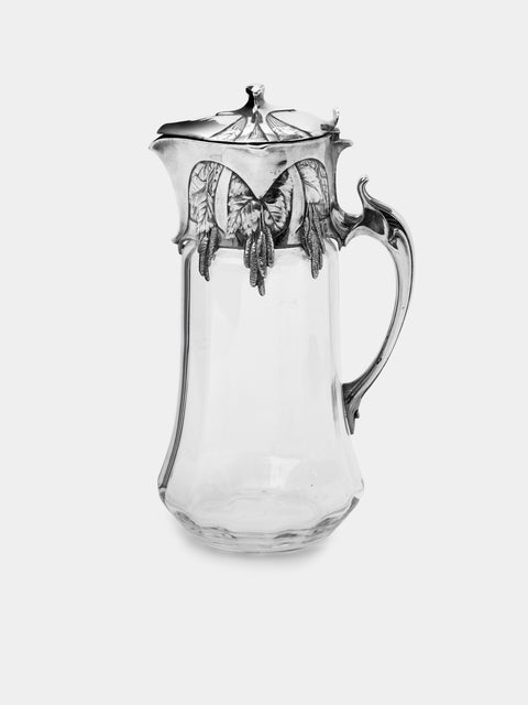 Antique and Vintage - 1900s Gallia Silver-Plated and Crystal Lemonade Jug - Silver - ABASK - 