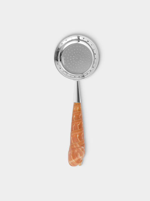 Tavares 1922 - Silver and Shell Tea Strainer - Silver - ABASK - 