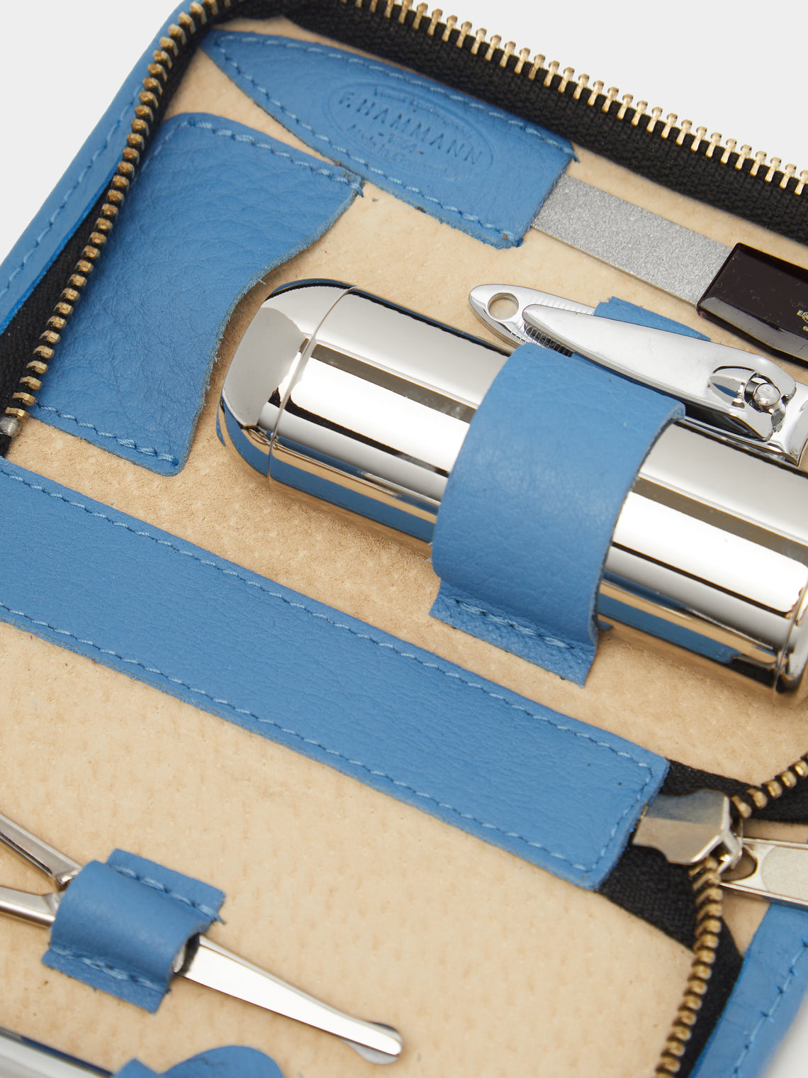 Leather Travel Grooming Set