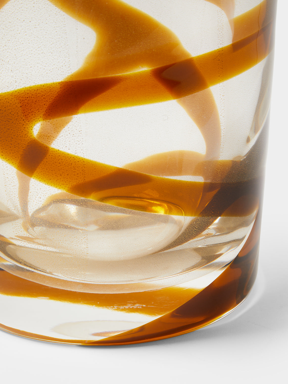 Venini - 2022 Peter Marino 2022 Cilindro Hand-Blown Murano Glass Vase (15.5in/40cm) - Clear - ABASK